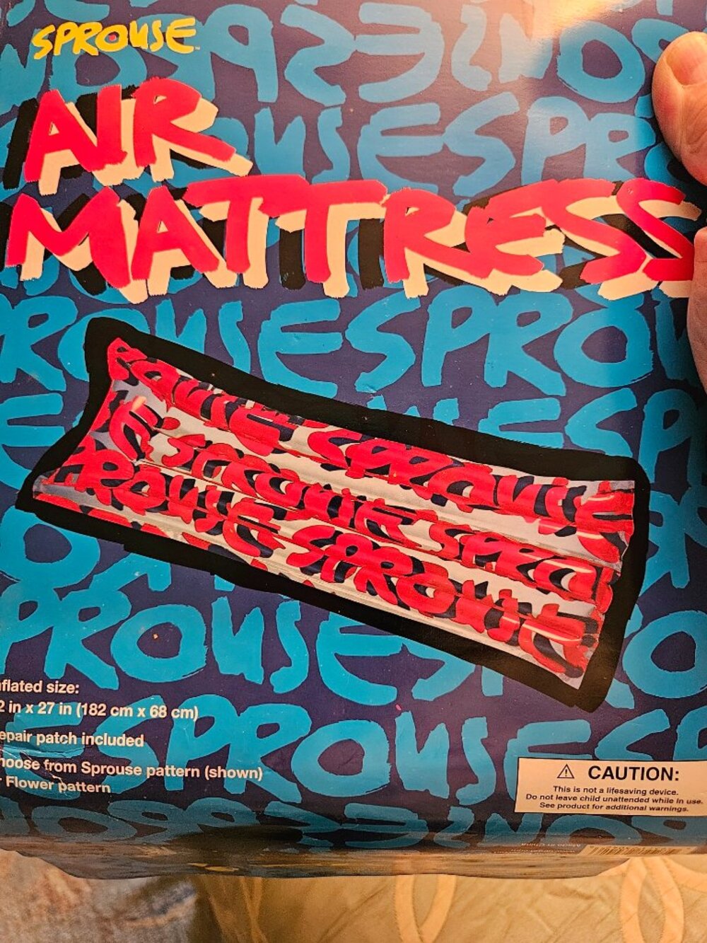 Stephen Sprouse Air Mattress Limited Edition  2002